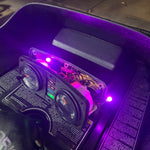 Purple Snowmobile LED Gauge Kit